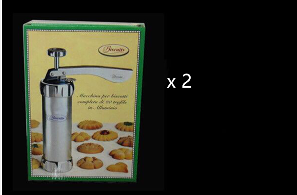 Domestic stainless Steel Cookie Press Kit