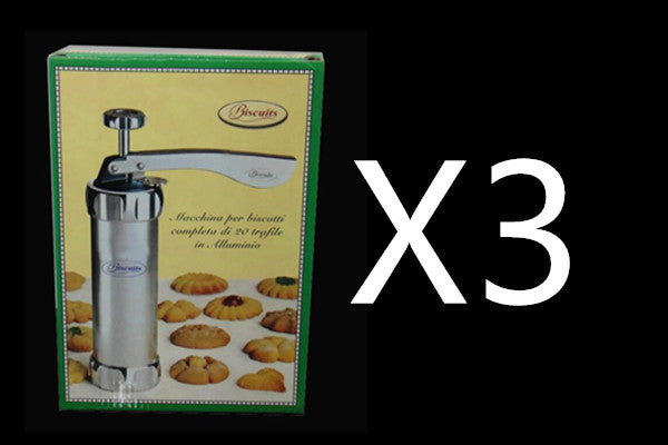 Domestic stainless Steel Cookie Press Kit