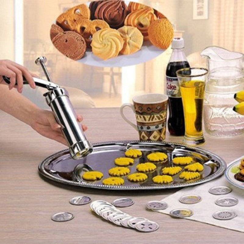 Domestic stainless Steel Cookie Press Kit