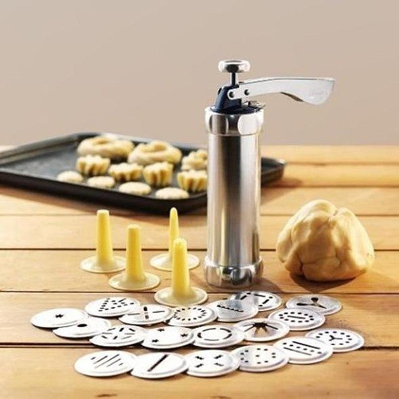 Domestic stainless Steel Cookie Press Kit